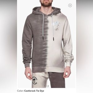 ElevenParis Tie Dye Cotton Fleece Hoodie Size Small